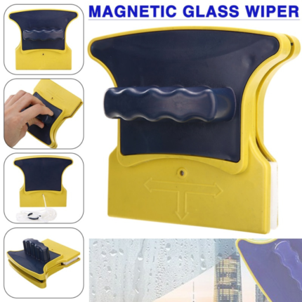 1pc Magnetic Glass Wiper Double-sided Glass Wiping Tool